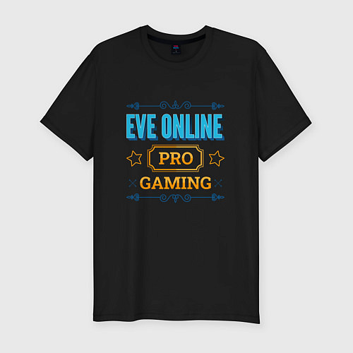 Мужская slim-футболка Игра EVE Online PRO Gaming / Черный – фото 1