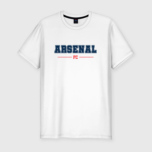 Мужская slim-футболка Arsenal FC Classic / Белый – фото 1
