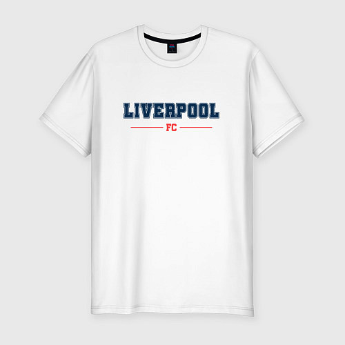 Мужская slim-футболка Liverpool FC Classic / Белый – фото 1