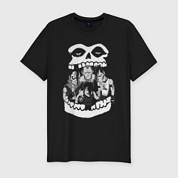 Футболка slim-fit Misfits Мисфитс, цвет: черный