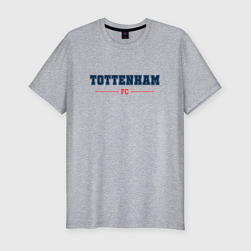 Мужская slim-футболка Tottenham FC Classic / Меланж – фото 1