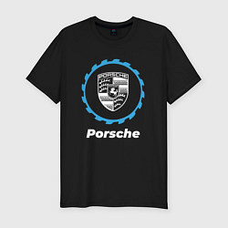 Футболка slim-fit Porsche в стиле Top Gear, цвет: черный