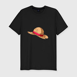 Мужская slim-футболка LUFFY HAT