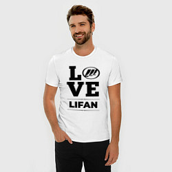 Футболка slim-fit Lifan Love Classic, цвет: белый — фото 2
