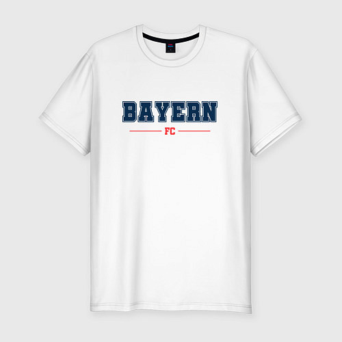 Мужская slim-футболка Bayern FC Classic / Белый – фото 1