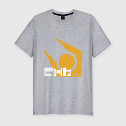 Футболка slim-fit Half life - city 17, цвет: меланж