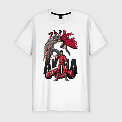 Футболка slim-fit Akira anime, цвет: белый