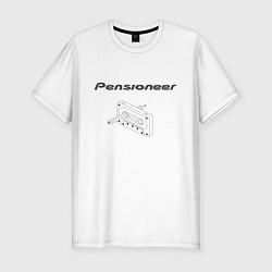 Мужская slim-футболка Pensioneer Cassette