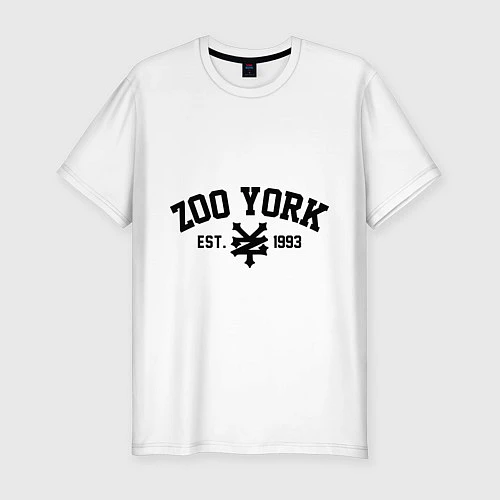 Мужская slim-футболка Zoo York / Белый – фото 1