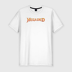 Футболка slim-fit MEGADED, цвет: белый