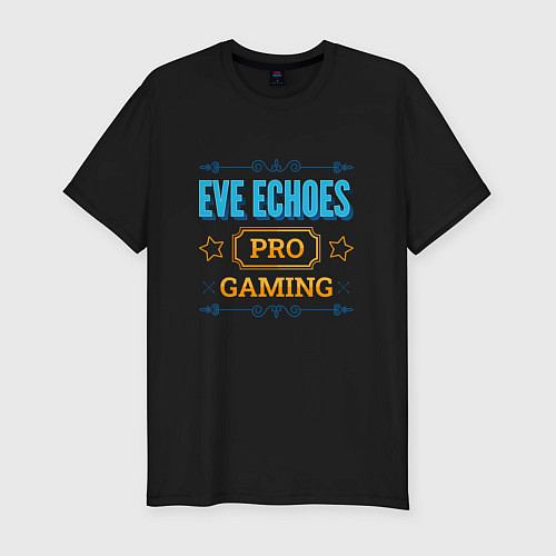 Мужская slim-футболка Игра EVE Echoes pro gaming / Черный – фото 1