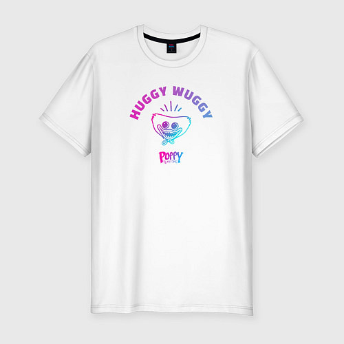 Мужская slim-футболка Хагги Вагги Градиент / Белый – фото 1