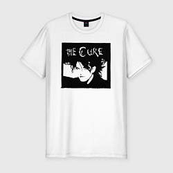 Футболка slim-fit The Cure Роберт Смит, цвет: белый