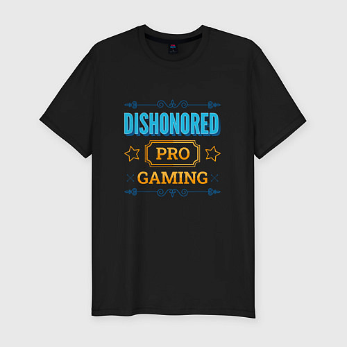 Мужская slim-футболка Игра Dishonored pro gaming / Черный – фото 1