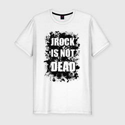 Футболка slim-fit JRock is not dead, цвет: белый