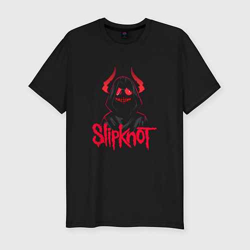 Мужская slim-футболка Slipknot - devil in me / Черный – фото 1