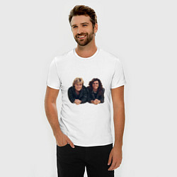 Футболка slim-fit Modern Talking band, цвет: белый — фото 2