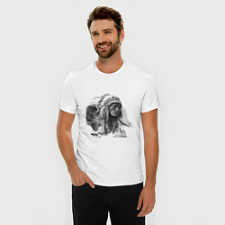 Футболка slim-fit Chief of the Indian tribe, цвет: белый — фото 2