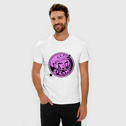 Футболка slim-fit Gagarin - Violet, цвет: белый — фото 2
