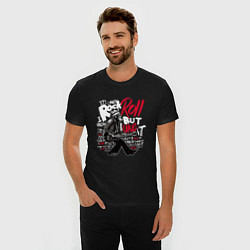 Футболка slim-fit Рок-н-ролл Rock n Roll, цвет: черный — фото 2