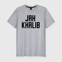 Мужская slim-футболка Jah Khalib - ЛОГО