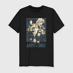 Футболка slim-fit Ghost in the shell all, цвет: черный