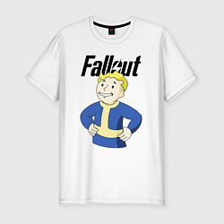 Футболка slim-fit Fallout blondie boy, цвет: белый