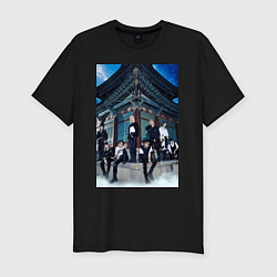 Футболка slim-fit Stray Kids Thunderous, цвет: черный