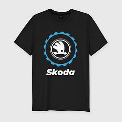 Футболка slim-fit Skoda в стиле Top Gear, цвет: черный