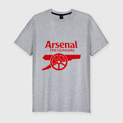 Футболка slim-fit Arsenal: The gunners, цвет: меланж