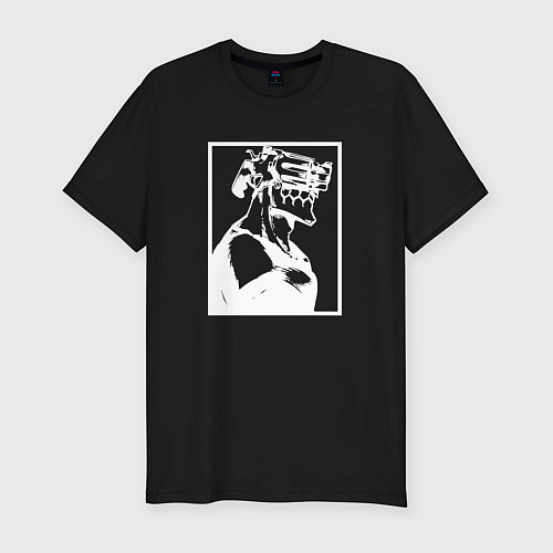 Мужская slim-футболка Дзюдзо Инуи / Черный – фото 1
