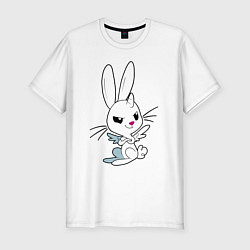 Футболка slim-fit Angel Bunny - my little pony - cartoon, цвет: белый