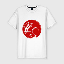 Мужская slim-футболка Red Rabbit
