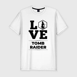 Футболка slim-fit Tomb Raider love classic, цвет: белый