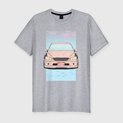 Футболка slim-fit Toyota Altezza stance alternative, цвет: меланж