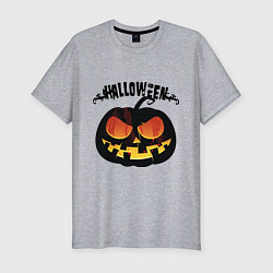 Футболка slim-fit Smile pumpkin, цвет: меланж