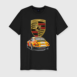 Футболка slim-fit Porsche - Motorsport - racing team, цвет: черный