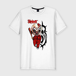 Футболка slim-fit Slipknot fan, цвет: белый