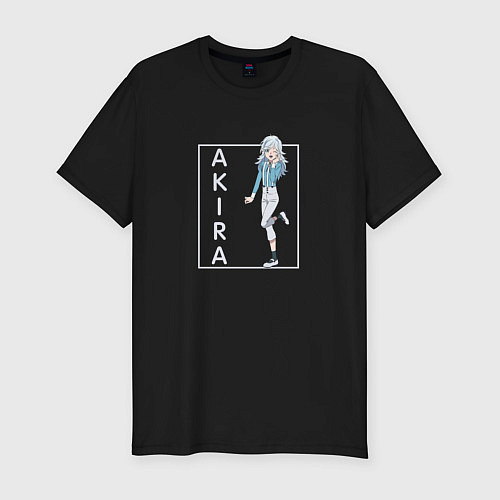Мужская slim-футболка Акира арт - Инцидент Кэмоно / Черный – фото 1