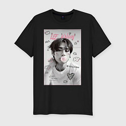 Футболка slim-fit Lee Know Stray Kids, цвет: черный