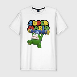 Футболка slim-fit Super Mario - Spike - Character, цвет: белый