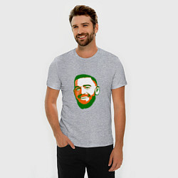 Футболка slim-fit Conor face, цвет: меланж — фото 2