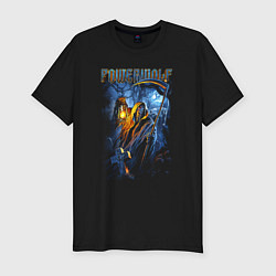Футболка slim-fit Powerwolf wolf, цвет: черный