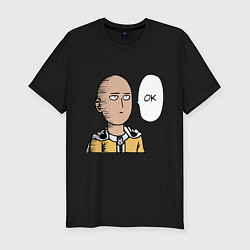 Футболка slim-fit Saitama - OK, цвет: черный