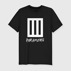 Футболка slim-fit Paramore логотип, цвет: черный