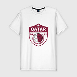 Мужская slim-футболка Qatar - World Cup