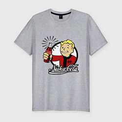 Мужская slim-футболка Vault boy - nuka cola