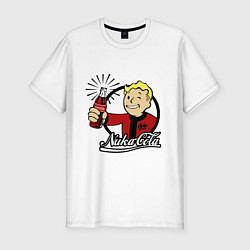 Мужская slim-футболка Vault boy - nuka cola