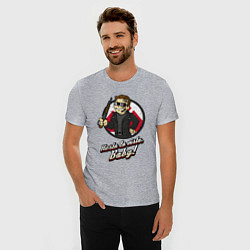 Футболка slim-fit Vault boy - terminator, цвет: меланж — фото 2