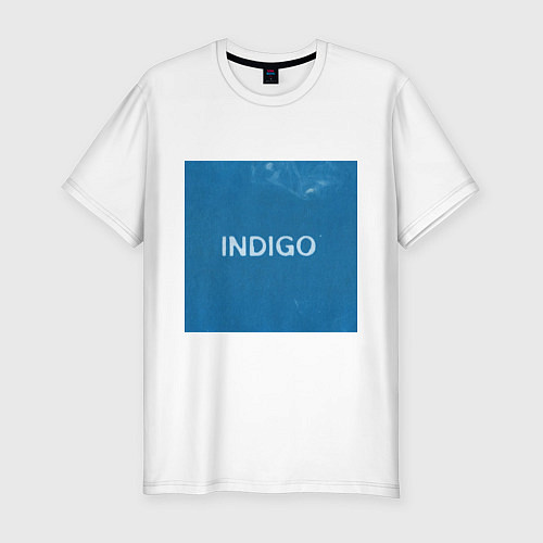 Мужская slim-футболка Indigo / Белый – фото 1